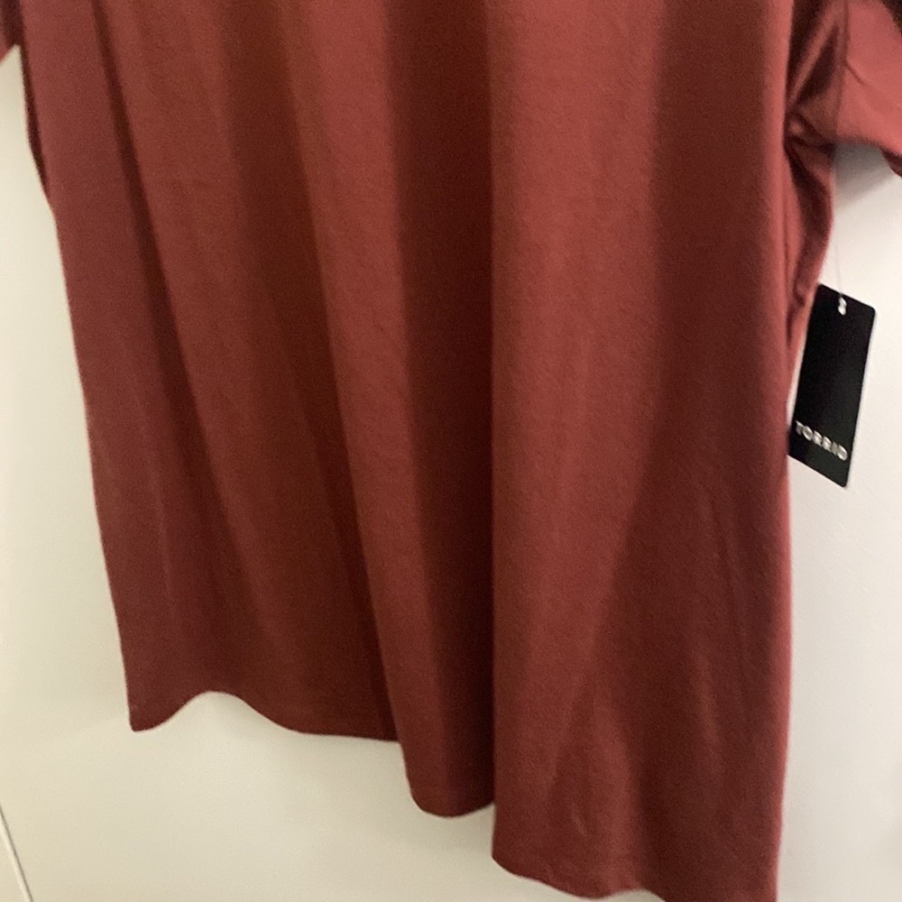 Men's Short-Sleeve Tee in Rust Red